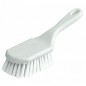 BROSSE MANCHE COURT PBT MI-DUR BLANCHE 26CM