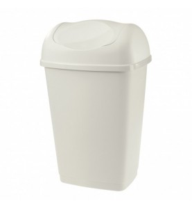 POUBELLE PLASTIQUE COUVERCLE BASCULANT 50L