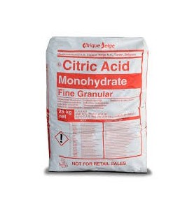 ACIDE CITRIQUE MONOHYDRATE 25KG