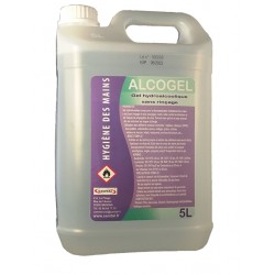 Gel hydroalcoolique sans rinçage en 5L