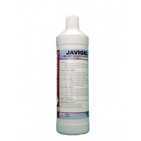 Gel javel concentré 3 en 1 en flacon 1L