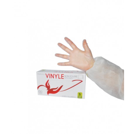 GANTS VINYLE NATUREL NON POUDRE NON STERILE