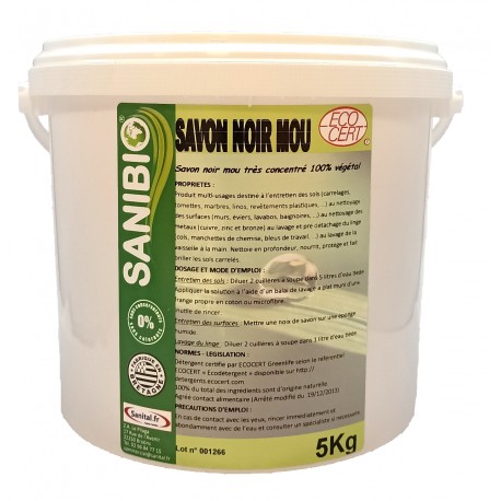 SAVON NOIR MOU 5KG