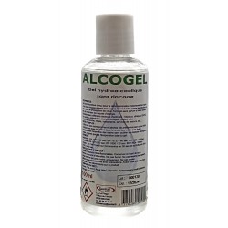 Gel hydroalcoolique sans rinçage en flacon de 100ml