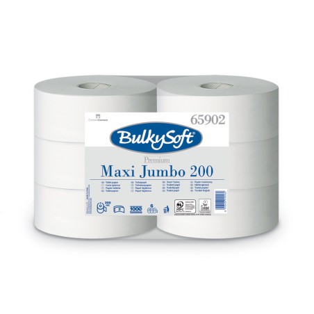 Papier toilette pure ouate blanche à dévidage central 1052 feuilles 2 plis Ecolabel