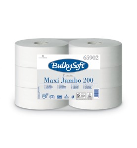Papier toilette pure ouate blanche à dévidage central 1052 feuilles 2 plis Ecolabel