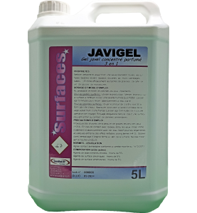 Gel javel concentré 3 en 1 en bidon de 5L