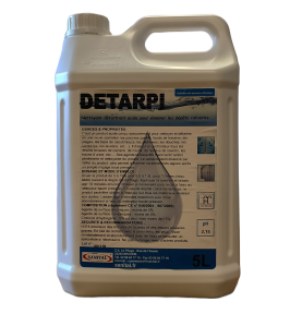 Nettoyant détartrant acide pour éliminer les dépôts calcaires en bidon de 5 litres