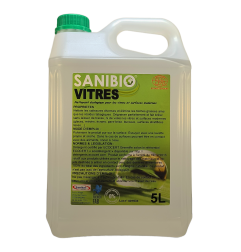 Nettoyant écologique pour les vitres et les écrans ecodétergent Ecocert en 5 litres
