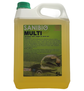 Nettoyant multi-usages au savon noir 100% naturel écodétergent Ecocert en bidon de 5 litres