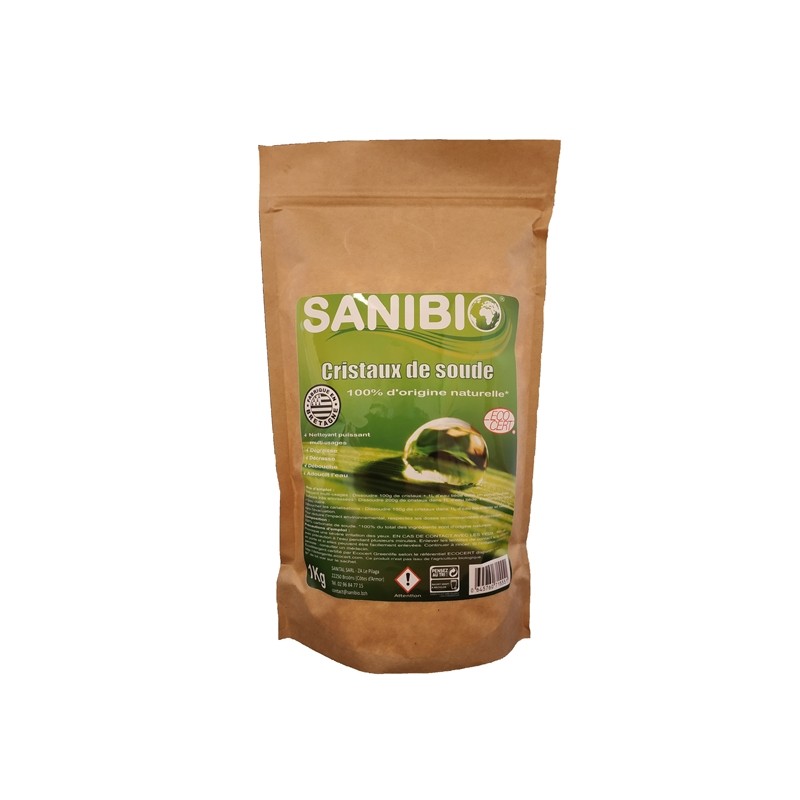 SANIBIO CRISTAUX DE SOUDE 1KG SANIBIO CRISTAUX DE SOUDE 1KG
