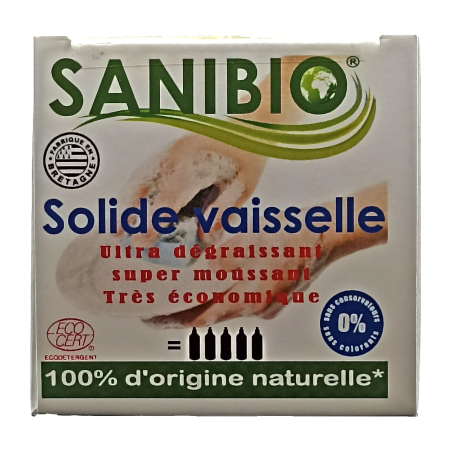 Solide vaisselle 100gr Ecodétergent Ecocert