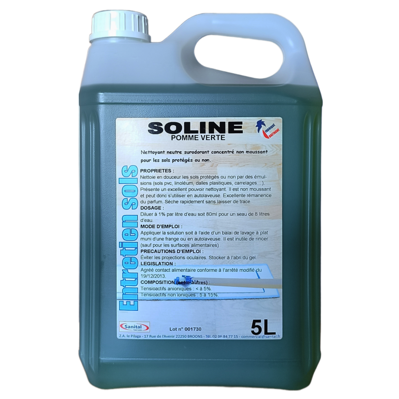 SOLINE POMME VERTE 5L SOLINE POMME VERTE 5L