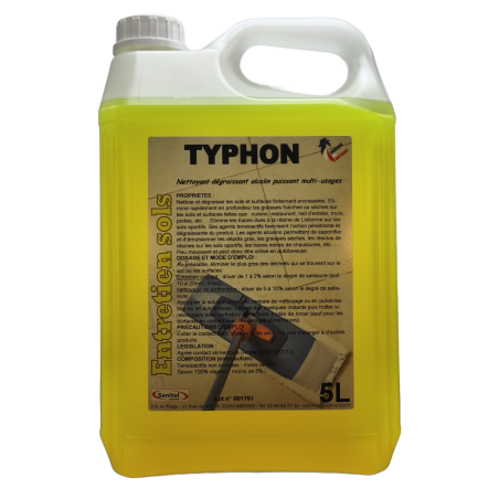 Nettoyant dégraissant alcalin puissant multi-usages en bidon de 5 litres
