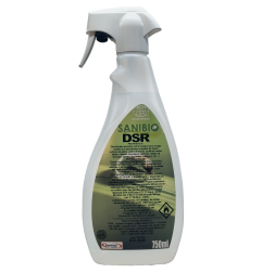 Désinfectant de contact sans rinçage ecodétergent Ecocert en pulvérisateur de 750ml
