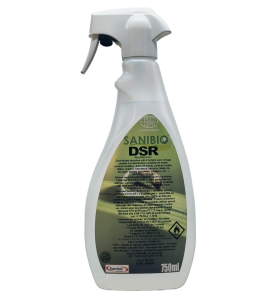 Désinfectant de contact sans rinçage ecodétergent Ecocert en pulvérisateur de 750ml