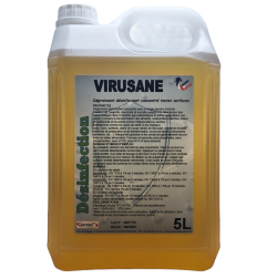 Dégraissant désinfectant concentré toutes surfaces, bactéricide, levuricide, fongicide et virucide