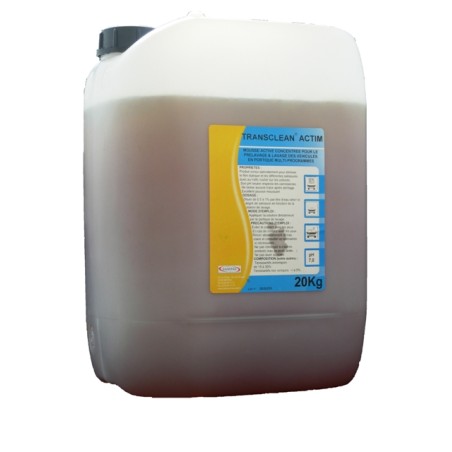 Mousse active concentrée pour le prélavage et lavage des véhicules en portique multi-programmes