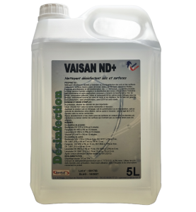 Nettoyant désinfectant concentré sols et surfaces