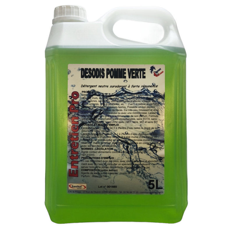 DESODIS POMME VERTE 5L DESODIS POMME VERTE 5L
