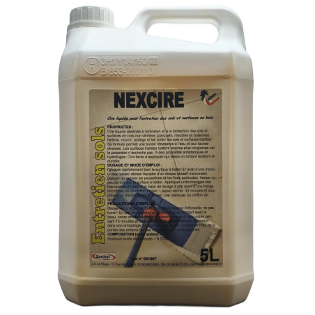 Cire liquide jaune enrichie à l'essence de térébenthine