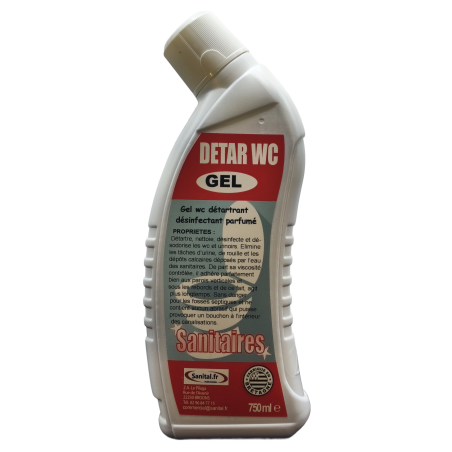 Gel wc nettoyant détartrant désinfectant désodorisant 4 en 1
