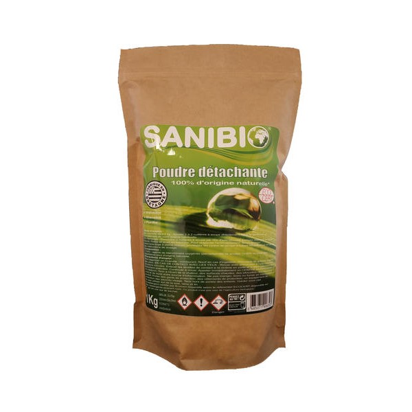 Poudre détachante concentrée ecodétergent Ecocert en sachet de 1kg