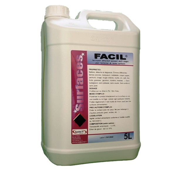 Nettoyant détachant puissant multi-usages 5L