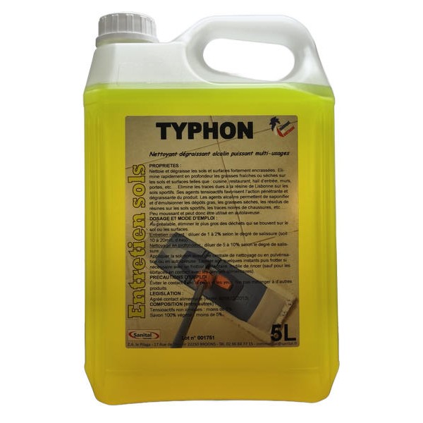 Nettoyant dégraissant alcalin puissant multi-usages