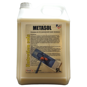 Emulsion de cire autolustrante haute résistance en bidon de 5L