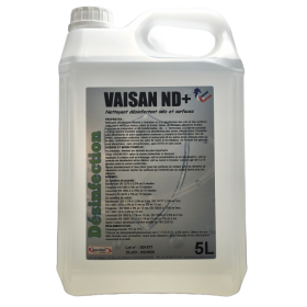 Nettoyant désinfectant concentré sols et surfaces, bactéricide, fongicide, levuricide et virucide