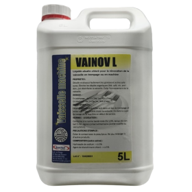 Liquide alcalin chloré concentré pour la rénovation et la désincrustation de la vaisselle en trempage ou en machine.