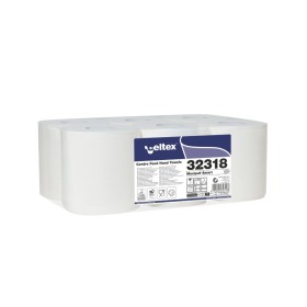 BOBINE DEVIDAGE CENTRAL 450F PURE OUATE BLANCHE 20x30 2 PLIS ECOLABEL Lot de 6