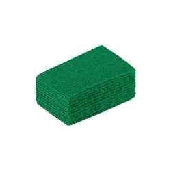 TAMPON ABRASIF VERT PETIT MODELE 15x9cm Paquet de 10