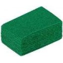 TAMPON ABRASIF VERT PETIT MODELE 15x9cm Paquet de 10