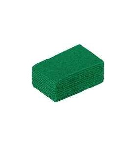 TAMPON ABRASIF VERT PETIT MODELE 15x9cm Paquet de 10