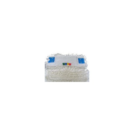 FRANGE COTON BOUCLEE A LANGUETTES ET POCHES 50CM FRANGE COTON BOUCLEE A LANGUETTES ET POCHES 50CM