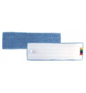 FRANGE MICROFIBRE CLASSIC BLEUE VELCRO 40CM