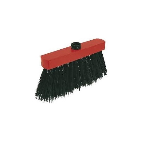 BALAI MIQUET PIASSAVA NOIR 3 RANGS BOIS LAQUE ROUGE 26CM BALAI MIQUET PIASSAVA NOIR 3 RANGS BOIS LAQUE ROUGE 26CM