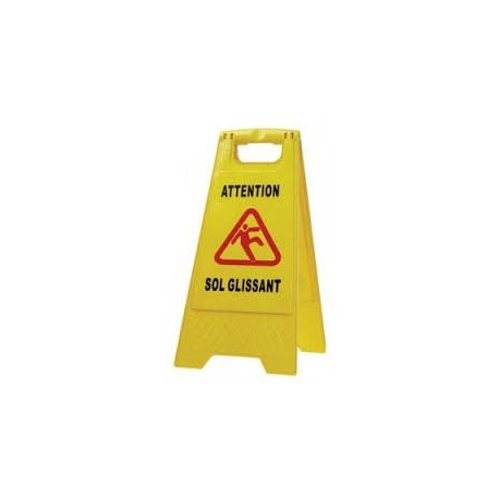 PANNEAU DE SIGNALISATION SOL GLISSANT H. 62CM