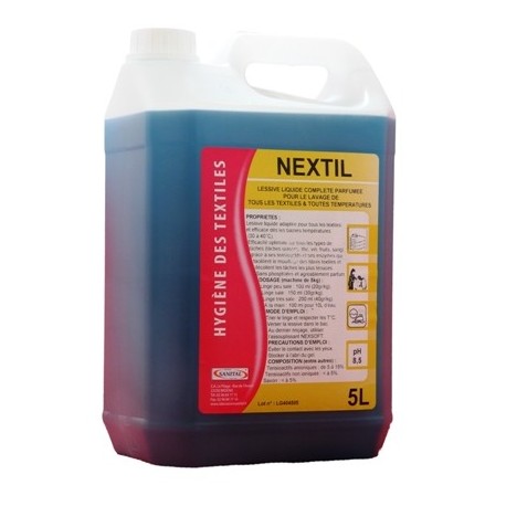 Lessive liquide concentrée tous textiles 5L