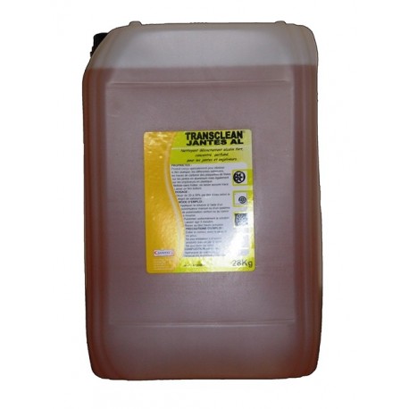 Nettoyant désincrustant alcalin fort concentré pour jantes et enjoliveurs en 28kg