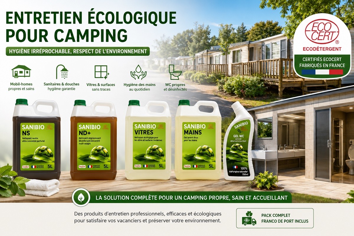 Produits d'entretien pour camping : comment assurer une hygiène irréprochable ?