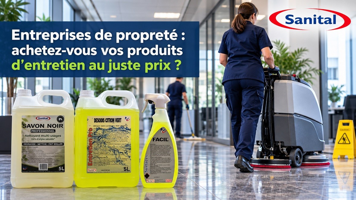 Entreprises de nettoyage : combien pourriez-vous économiser sur vos produits d'entretien ?