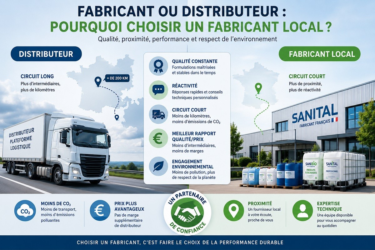 Fabricant ou distributeur : comment choisir son fournisseur de produits d'entretien professionnels ?